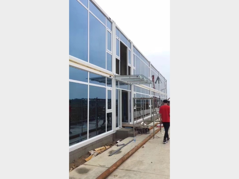 打包箱安装现场图